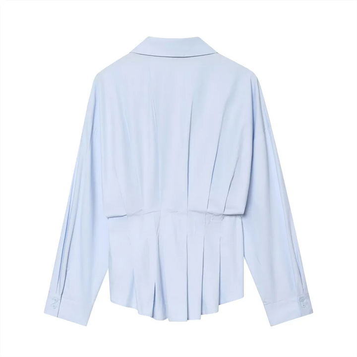Women's Long Sleeve Blouse Collar Buttons Shirt | Casual
