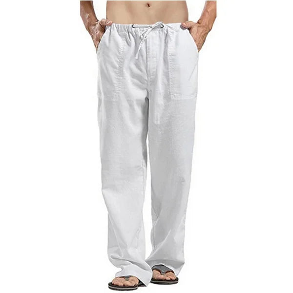 Men's Wide-Leg Corduroy Pants Casual Style Pockets Pants | Casual