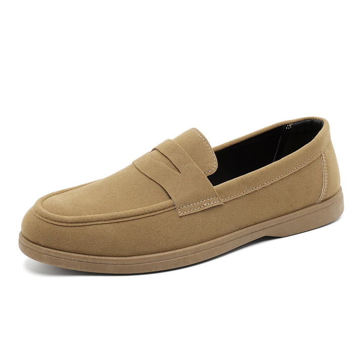 Men's Penny Loafers with Stitching | Classic Cut