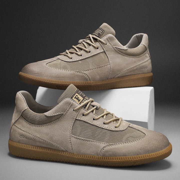 Męskie Sneakersy Sznurowane w Stylu Retro | Styl Uliczny