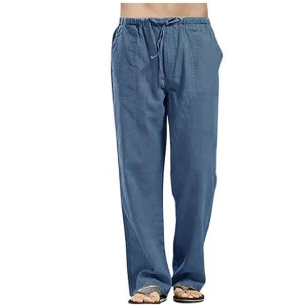 Men's Wide-Leg Corduroy Pants Casual Style Pockets Pants | Casual