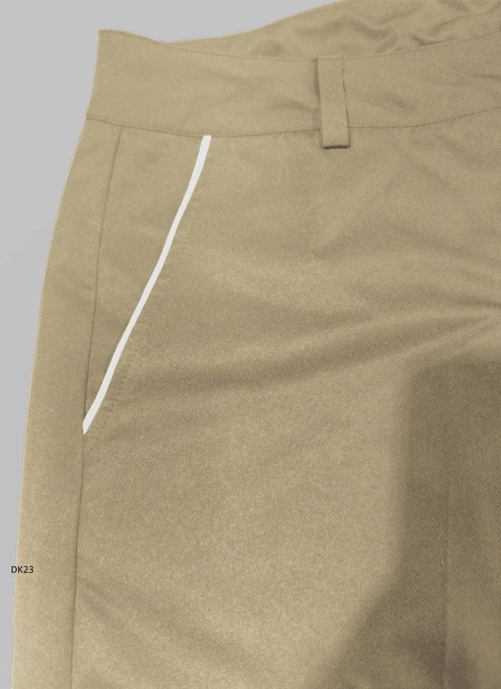 Men's Casual Shorts with Side Stripe | Slim Fit