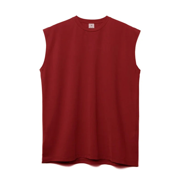 Men's Sleeveless T-Shirt | Regular Fit | Crew Neck | Sporty Casual