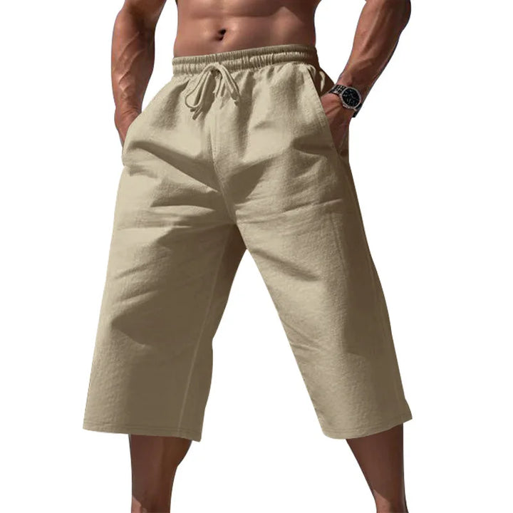 Men's Knee-Length Shorts with Drawstring | Casual Summer Shorts