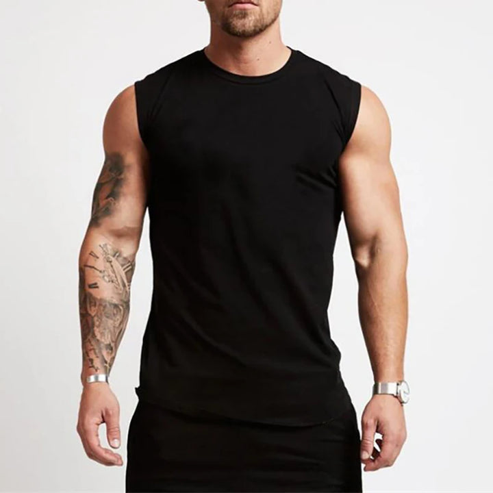 Men's Tank Top | Regular Fit | Sleeveless with Round Neckline | Casual