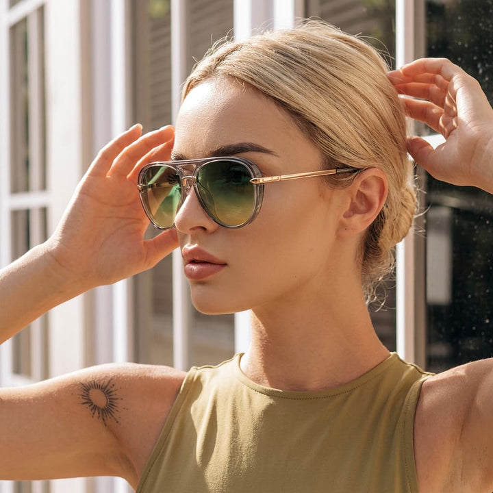 Unisex Aviator Sunglasses | Sunglasses with Gradient Lenses