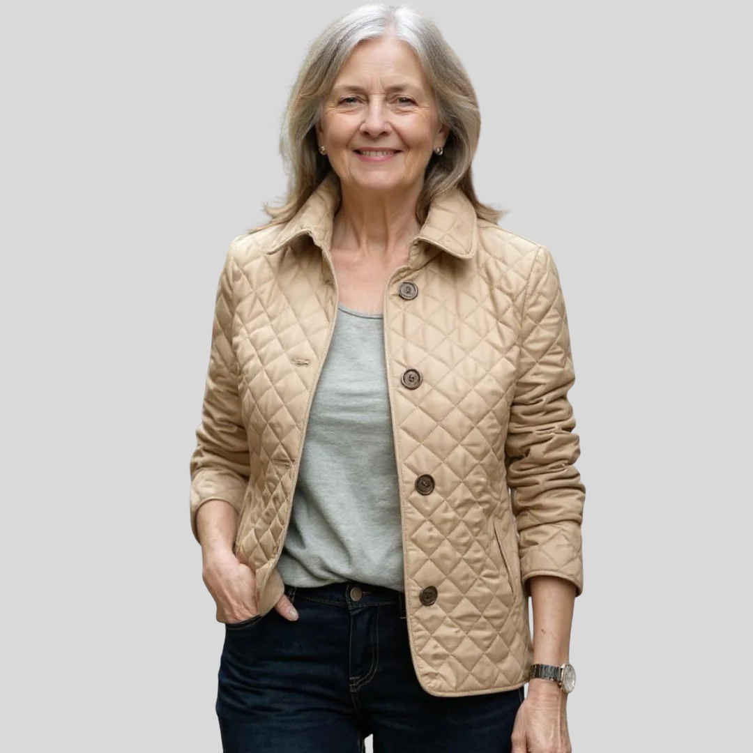 Maria | Women's quilted jacket with collar