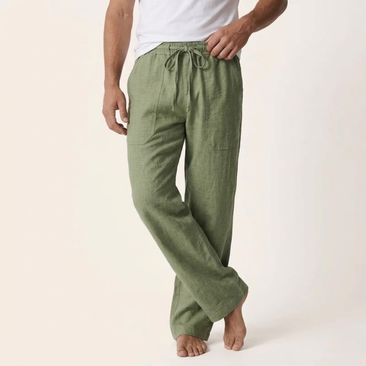 Mateusz | Men's Linen Pants for Summer