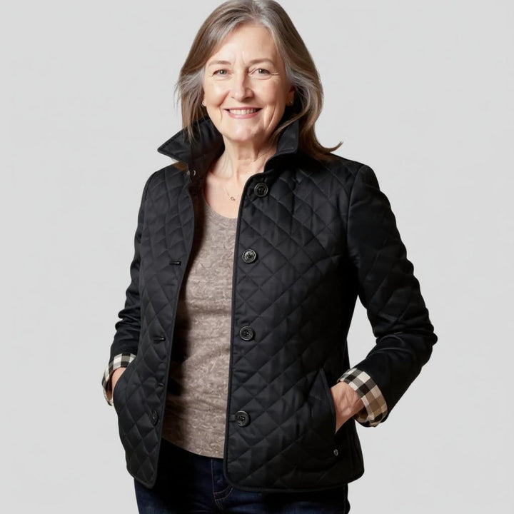 Maria | Women's quilted jacket with collar