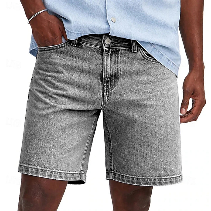 Men's Straight-Leg Denim Shorts | Regular Fit