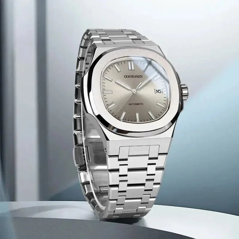 Men's Analog Watch | Round Case | Stainless Steel Bracelet | Classic Style