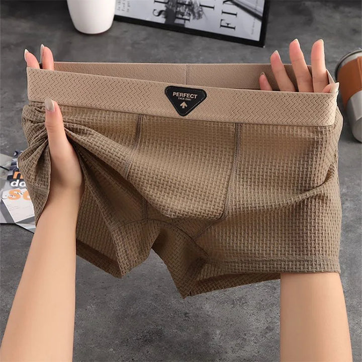 Men's Waffle Texture Boxer Briefs Set | Everyday Use