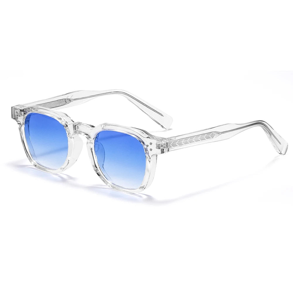 Oliver | Męskie Okulary Przeciwsłoneczne Retro z Kwadratową Oprawką