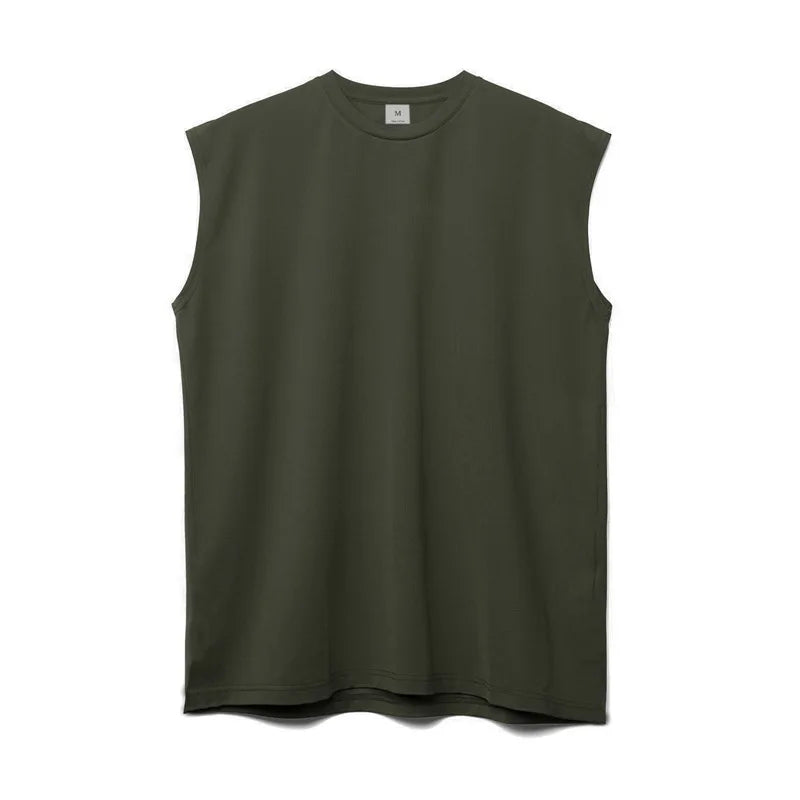 Men's Sleeveless T-Shirt | Regular Fit | Crew Neck | Sporty Casual