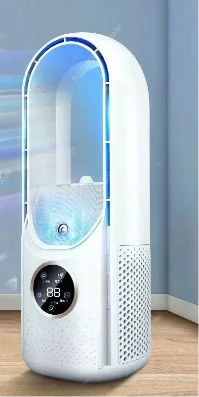 Portable Air Cooler | Battery-Powered Cooling Fan | Humidifying and Air Circulation Function | LED Display