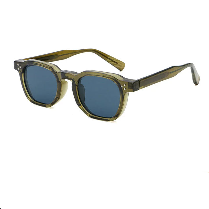 Alex | Men’s Polarized Retro Square-Frame Sunglasses