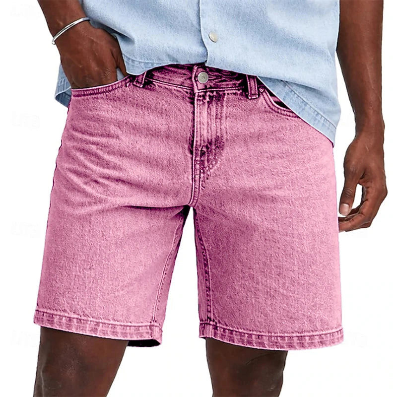 Men's Straight-Leg Denim Shorts | Regular Fit