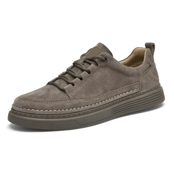 Męskie Casualowe Sneakersy Sznurowane z Przeszyciami | Miejski Krój