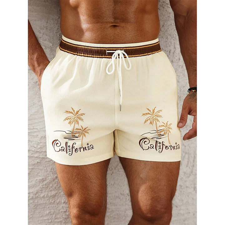Tomasz | Men's patterned beach shorts