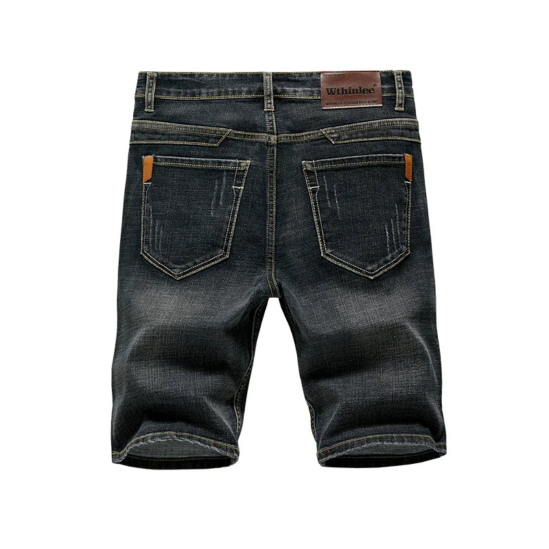 Men's Denim Shorts | Regular Fit | Knee-Length | Casual