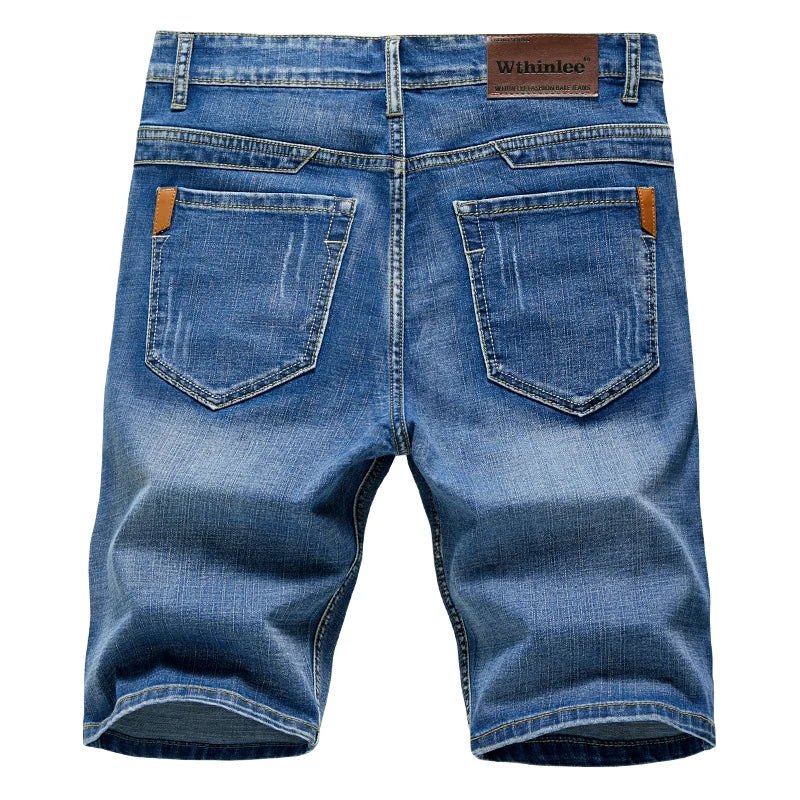 Men's Denim Shorts | Regular Fit | Knee-Length | Casual