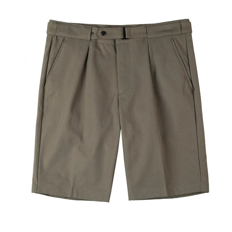 Men's Pleated High-Waisted Shorts | Tailored Fit
