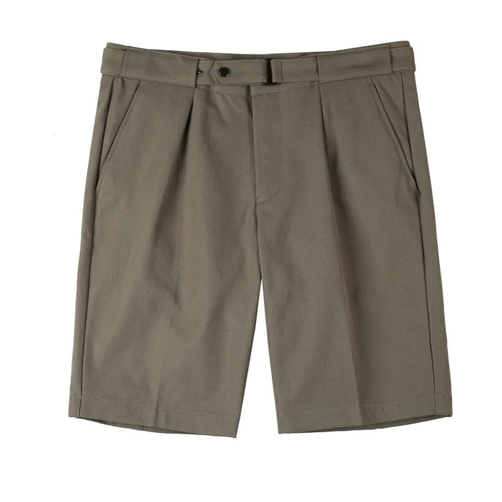 Men's Pleated High-Waisted Shorts | Tailored Fit