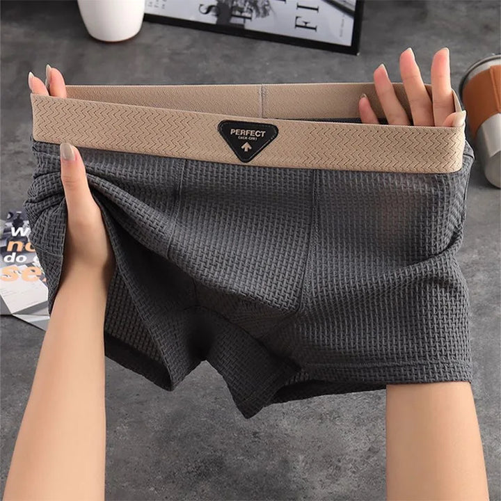 Men's Waffle Texture Boxer Briefs Set | Everyday Use