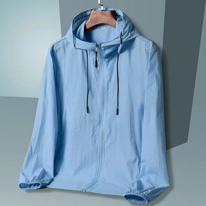 Men's Lightweight Jacket with Hood | Full Zipper | Spring-Summer Style | Outdoor