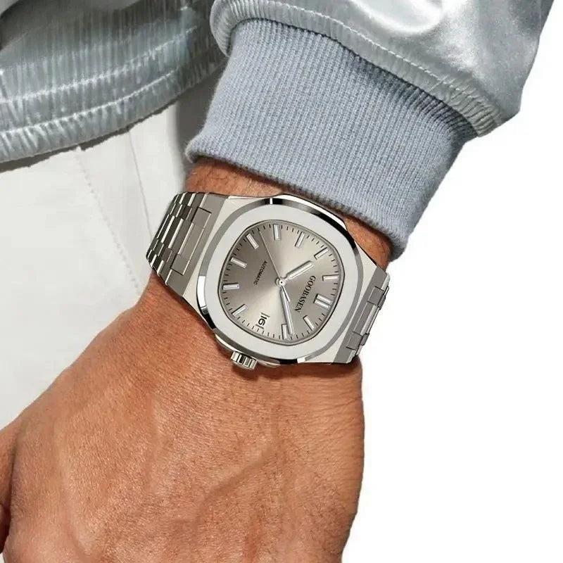 Men's Analog Watch | Round Case | Stainless Steel Bracelet | Classic Style