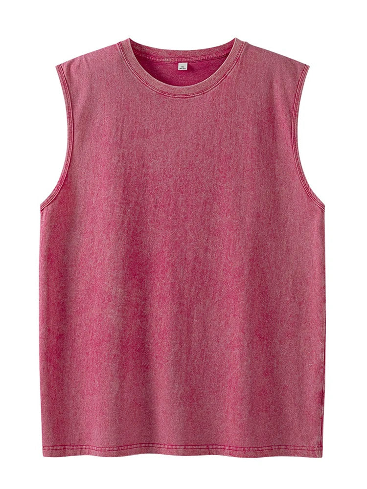Men's Tank Top | Regular Fit | Sleeveless with Round Neckline | Casual