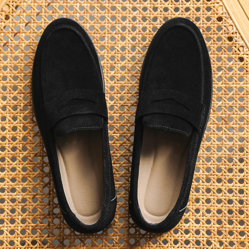 Męskie Minimalistyczne Wsuwane Mokasyny | Smart Casual