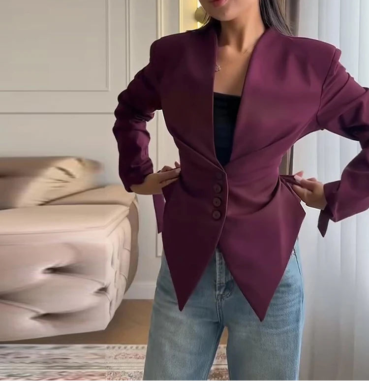 Women's Modern Blazer | Defined Shoulders