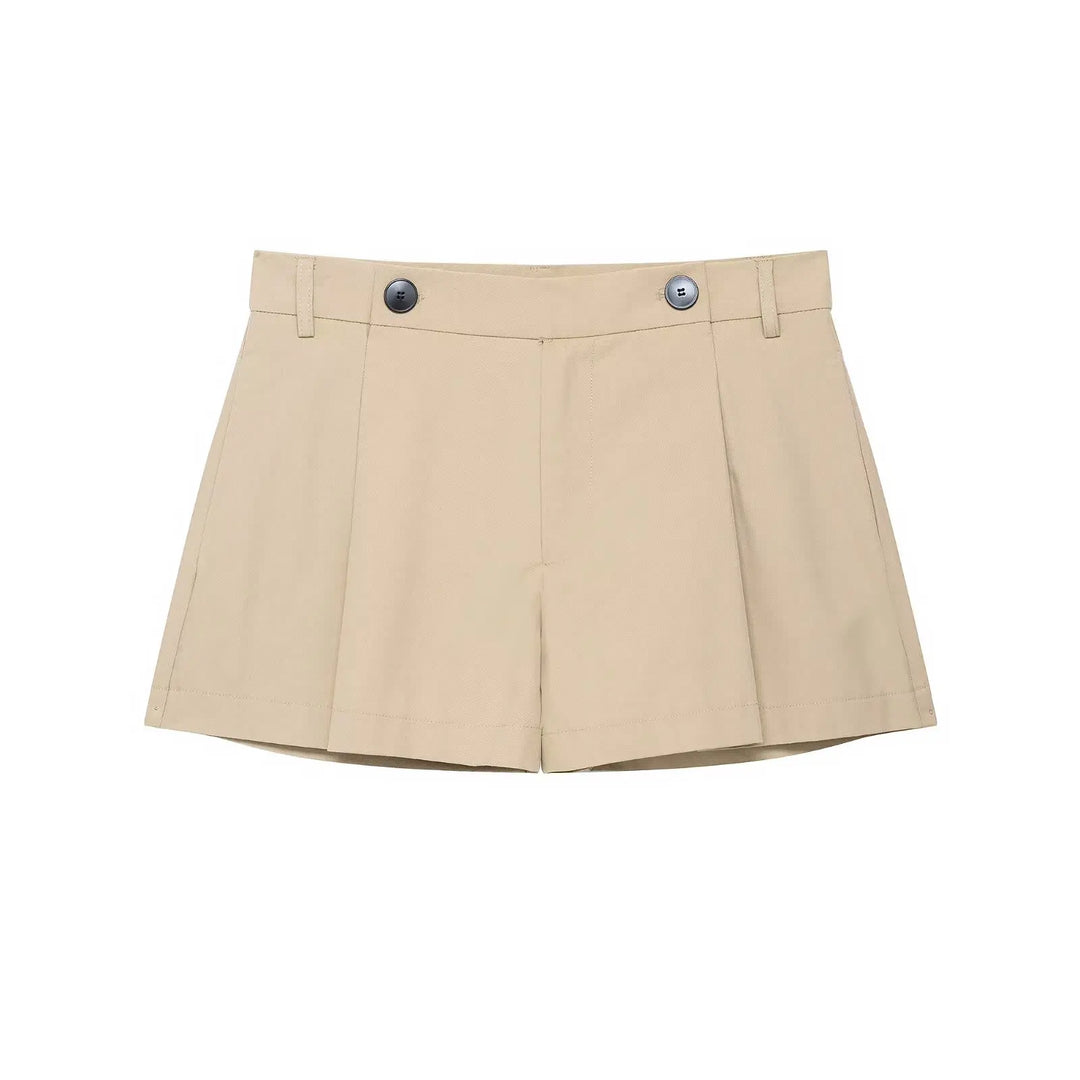 Women's Oversized Belted Envelope Jacket and Shorts Two-Piece Set | Long Sleeve