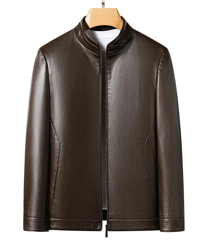 Men's Front Zipper Classic Collar Casual Jacket | Minimalist Design