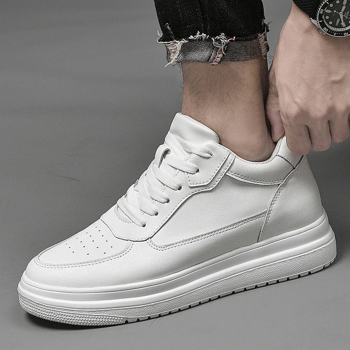 Męskie Sneakersy na Platformie Sznurowane | Codzienny Krój