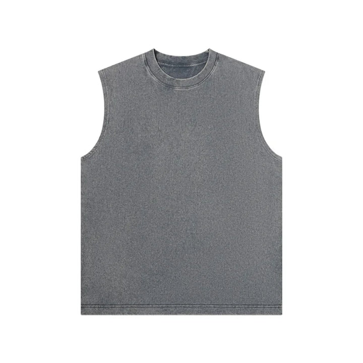 Men's Tank Top | Regular Fit | Sleeveless with Round Neckline | Casual