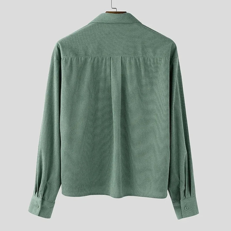 Men's Casual Shirt | Chest Pocket | Long Sleeve | Everyday Smart Casual