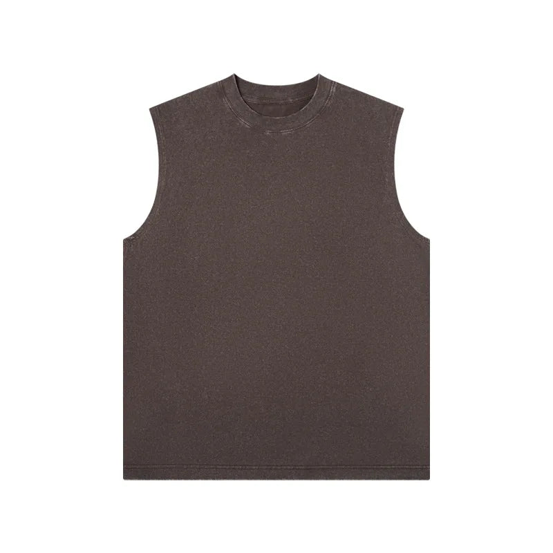 Men's Tank Top | Regular Fit | Sleeveless with Round Neckline | Casual