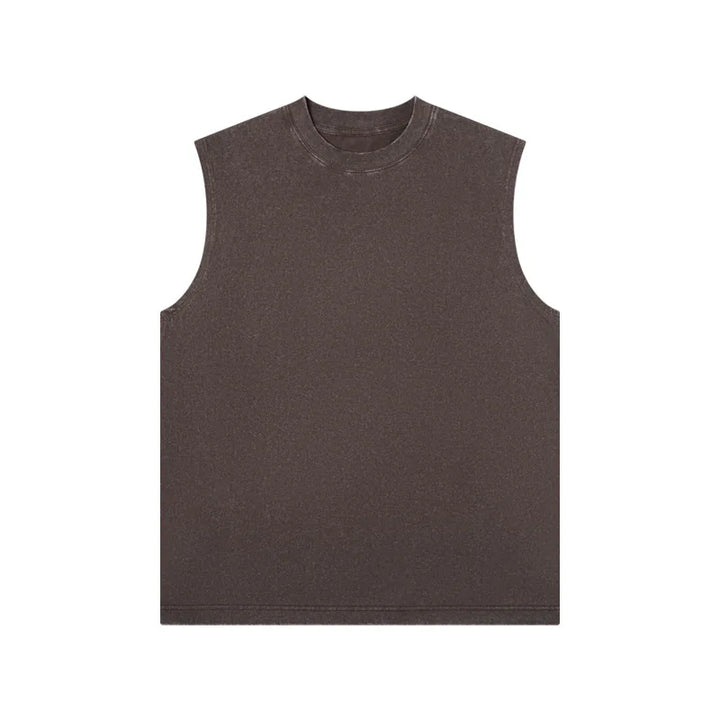 Men's Tank Top | Regular Fit | Sleeveless with Round Neckline | Casual