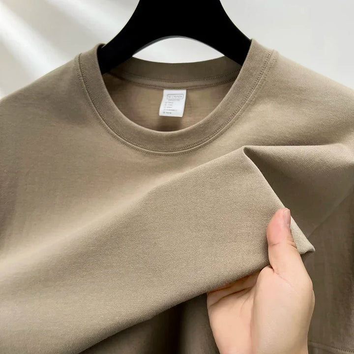Men's Crew Neck Sweatshirt with Long Sleeves | Oversize Fit