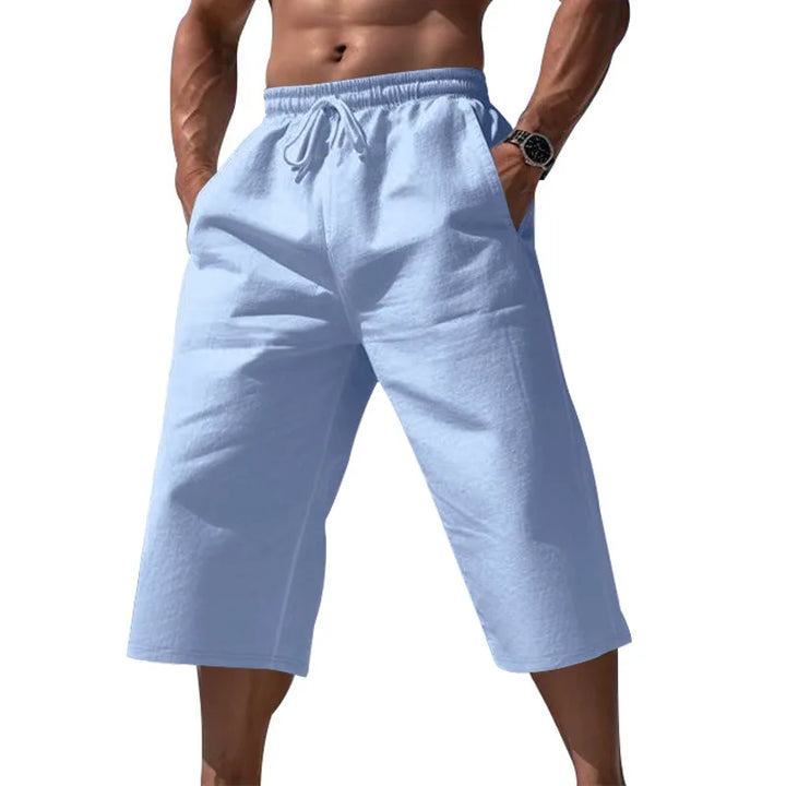 Men's Knee-Length Shorts with Drawstring | Casual Summer Shorts