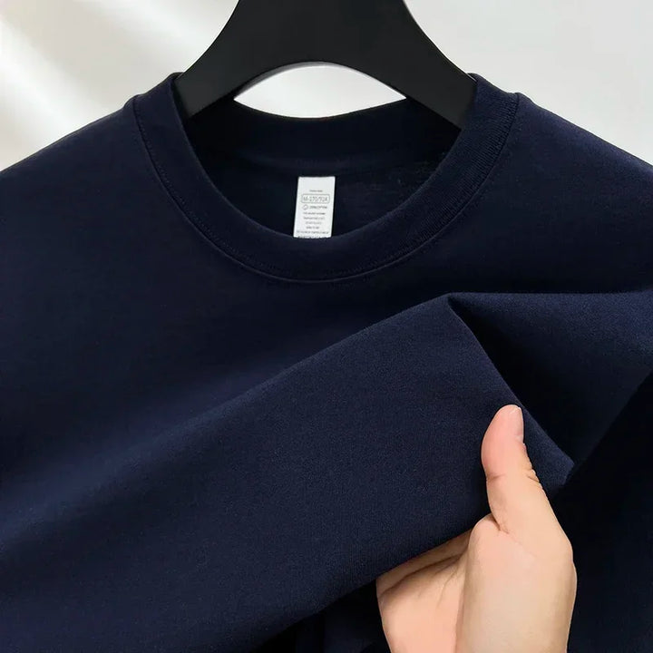 Men's Crew Neck Sweatshirt with Long Sleeves | Oversize Fit
