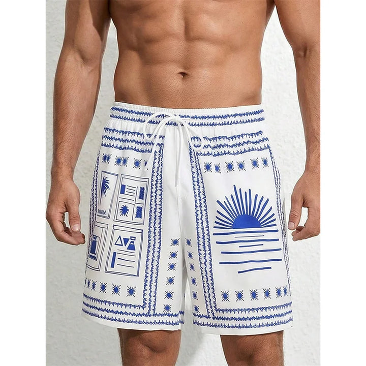 Tomasz | Men's patterned beach shorts