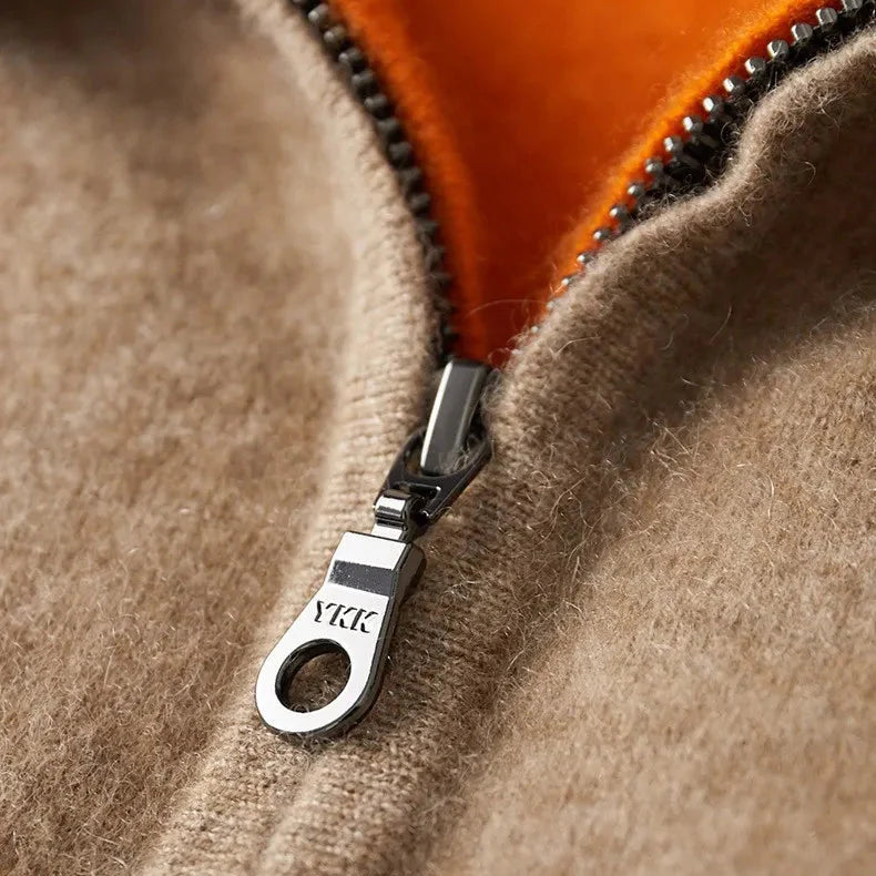 Men's Long Sleeve Zip-Up Hoodie | Casual Style