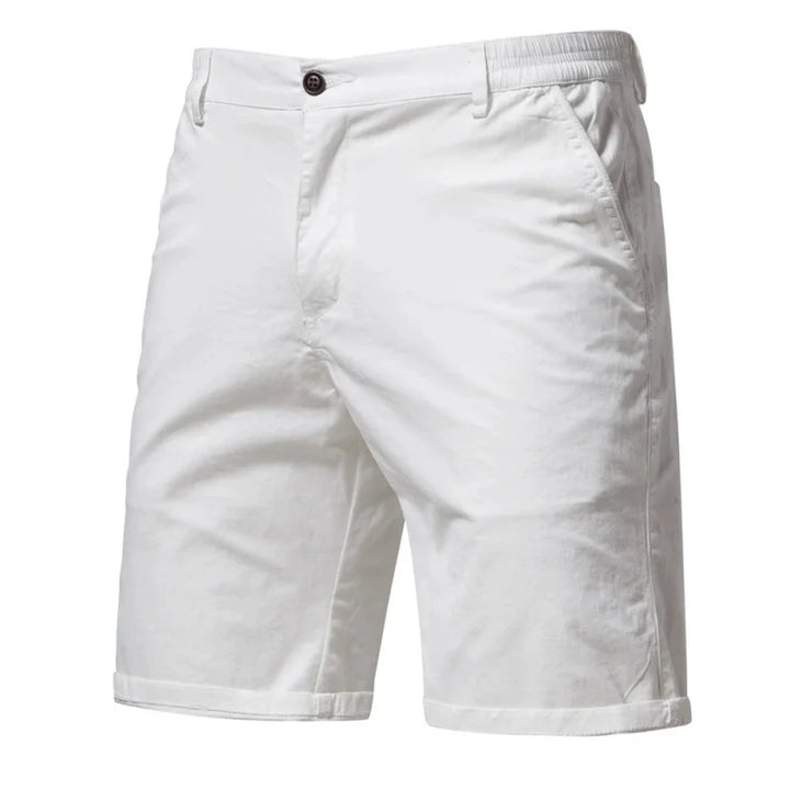 Men's Casual Shorts with Rolled Hem | Slim Fit