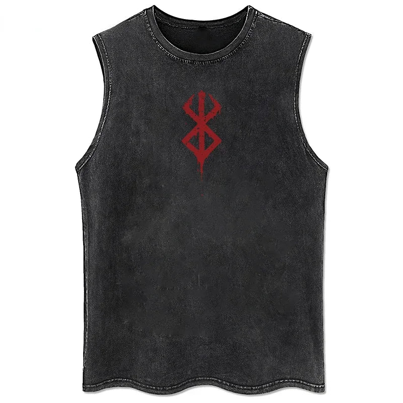 Men's Tank Top | Regular Fit | Sleeveless with Graphic Print | Streetwear