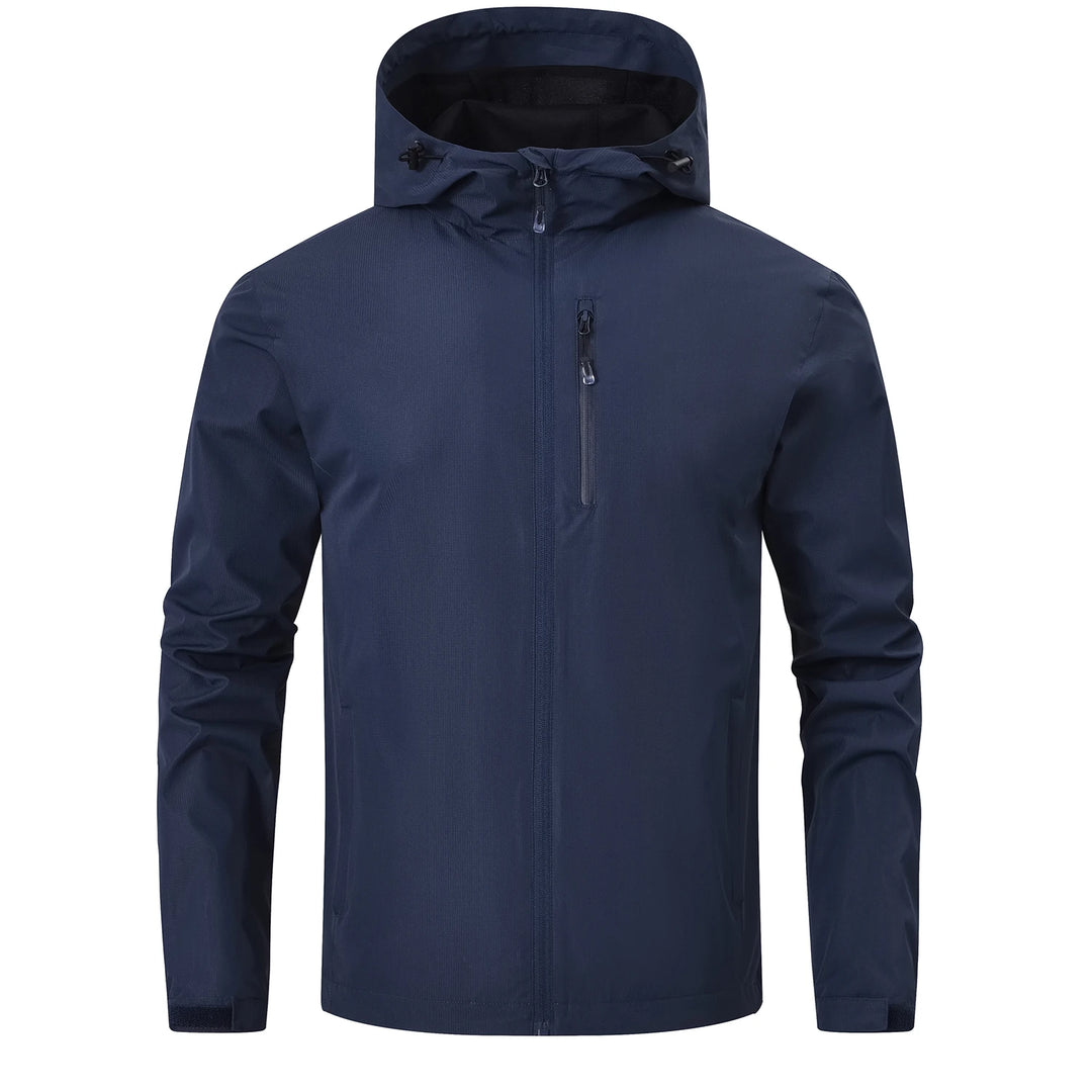 Men's Outdoor Jacket | Regular Fit | Hood and Zipper | All-Year-Round
