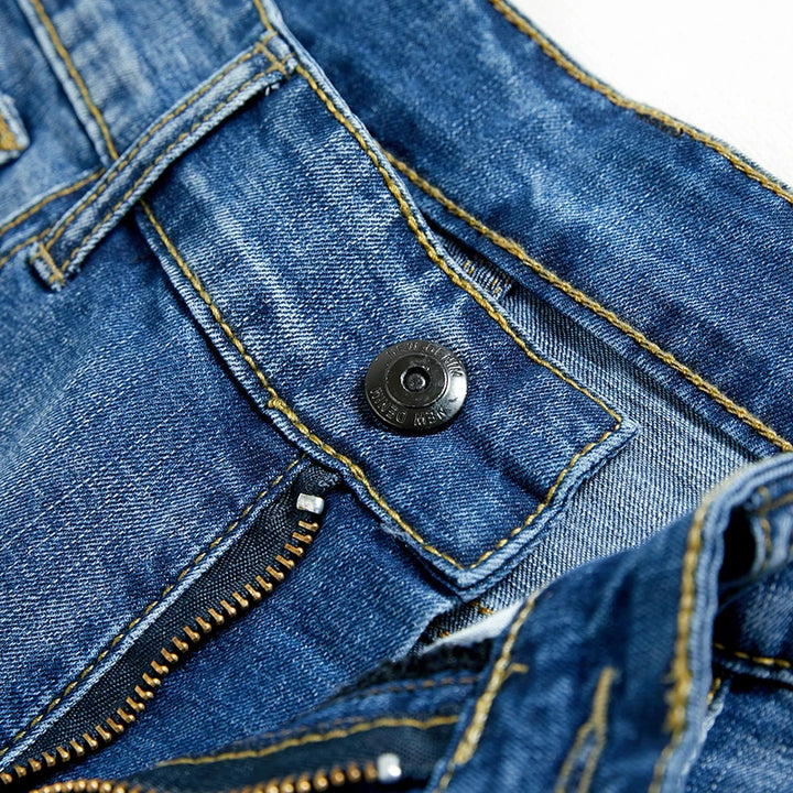 Men's Denim Shorts | Regular Fit | Knee-Length | Casual