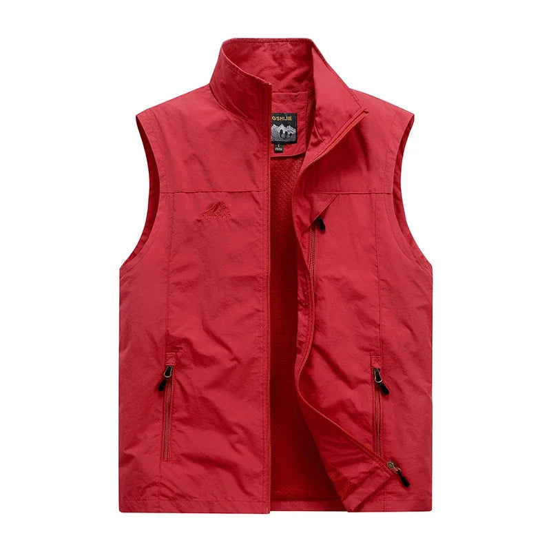 Męska Kamizelka Outdoor | Regularny Krój | Wodoodporna Konstrukcja | Casual Hiking